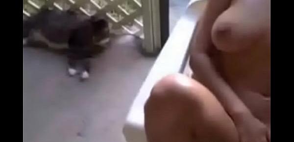  Fucking Busty Amateur On The Porch Just Making Fun
